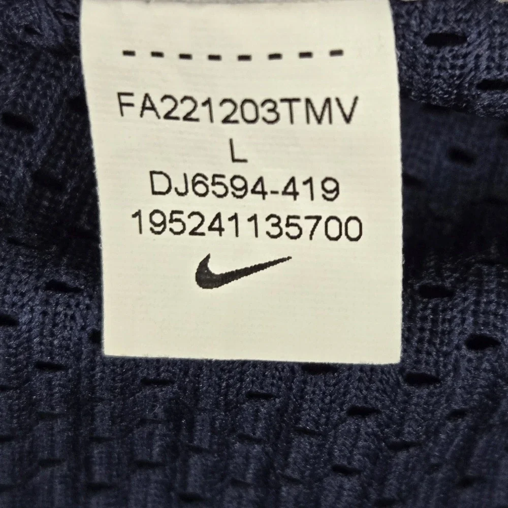 Nike Boy Jersey L Navy Bears Dri-Fit Football Logo Short‎
